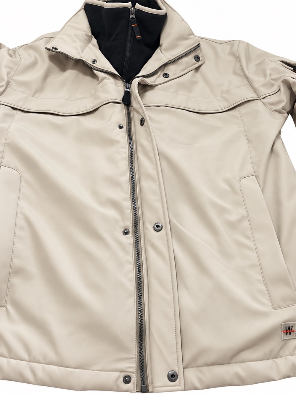 Weatherproof Men's Beige Raincoat with Black Liner